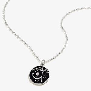 Harry Potter Necklace Wingardium Leviosa 22” Adjustable Sterling Silver